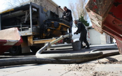 Na het heien beton storten