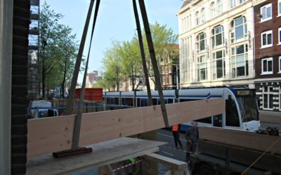 Takelen in de binnenstad