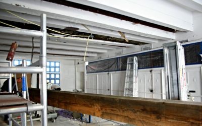 Het plaatsen der balken