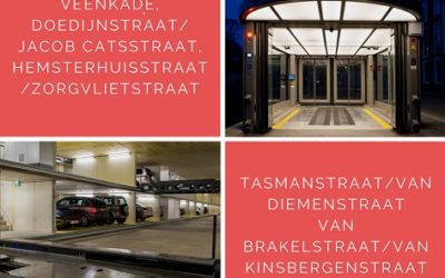 Brandveiligheid vijf parkeergarages