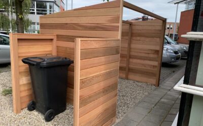 Red cedar voor de fiets