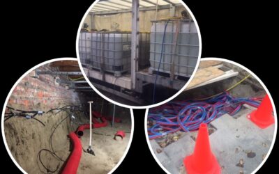 Nieuwe kelder met waterglasinjectie