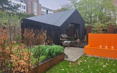 Het nieuwe tuinhuis